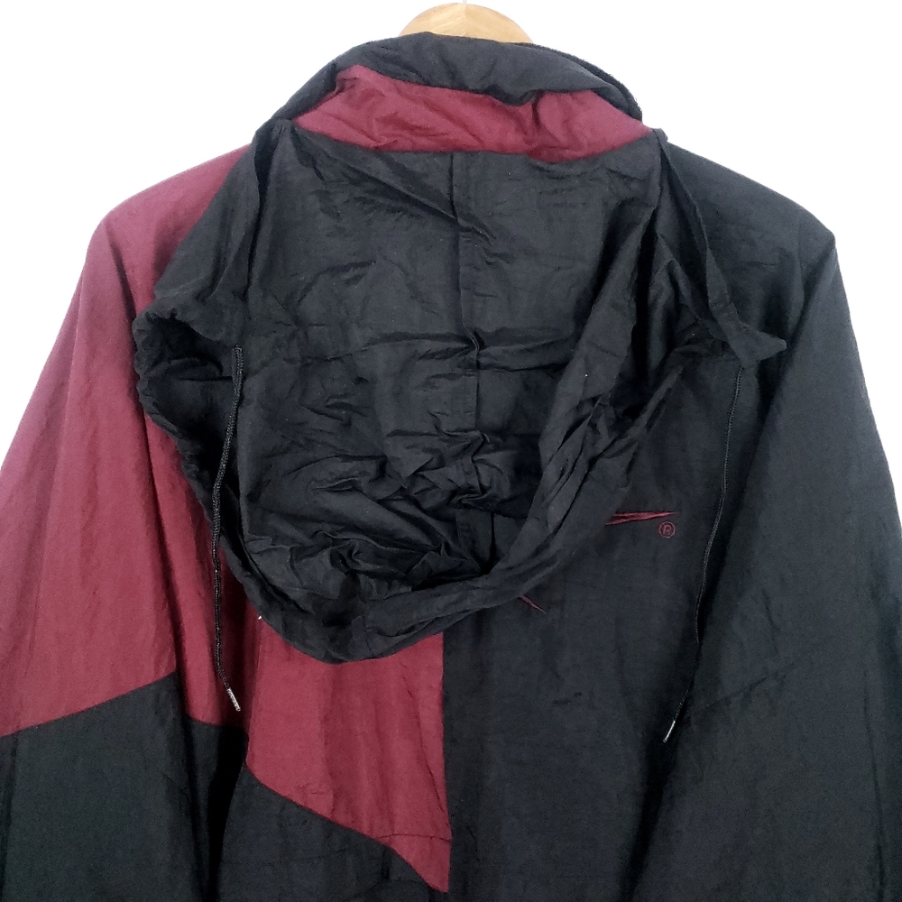 Vintage 90s Reebok Hooded Colorblock Windbreaker - Picture 11 of 12